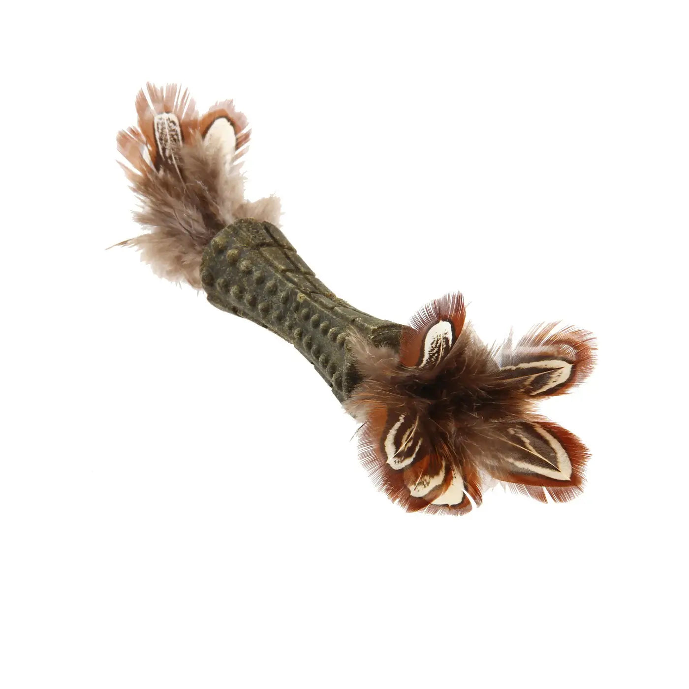 GiGwi Double Ended Feather Stick Cat Toy Natural