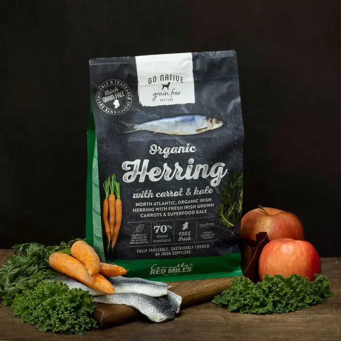 Go Native Organic Herring with Carrot and Kale 800g