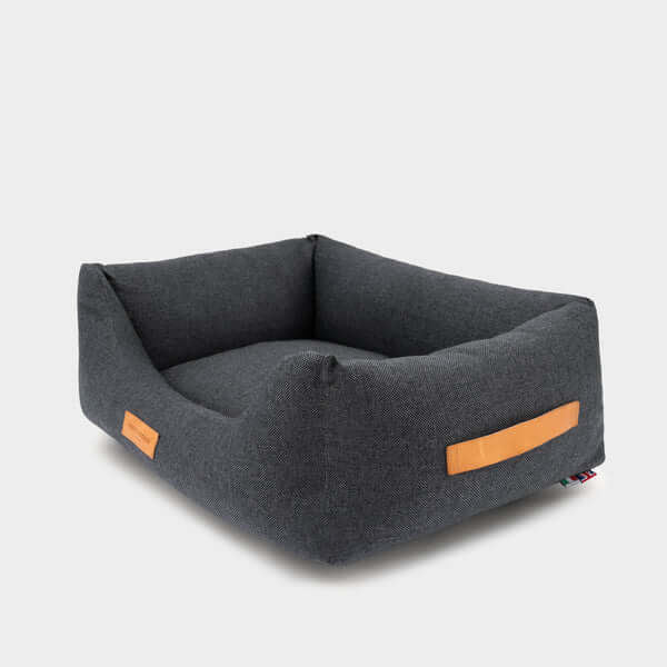 Hugo & Hudson Luxury Dark Grey Dog Bed M (70 x 85cm)