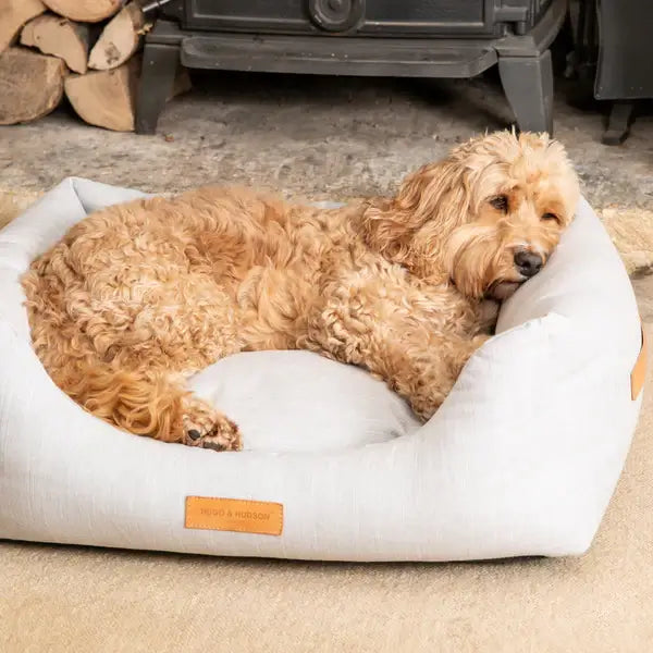 Hugo & Hudson Luxury Light Grey Dog Bed M (70 x 85cm)