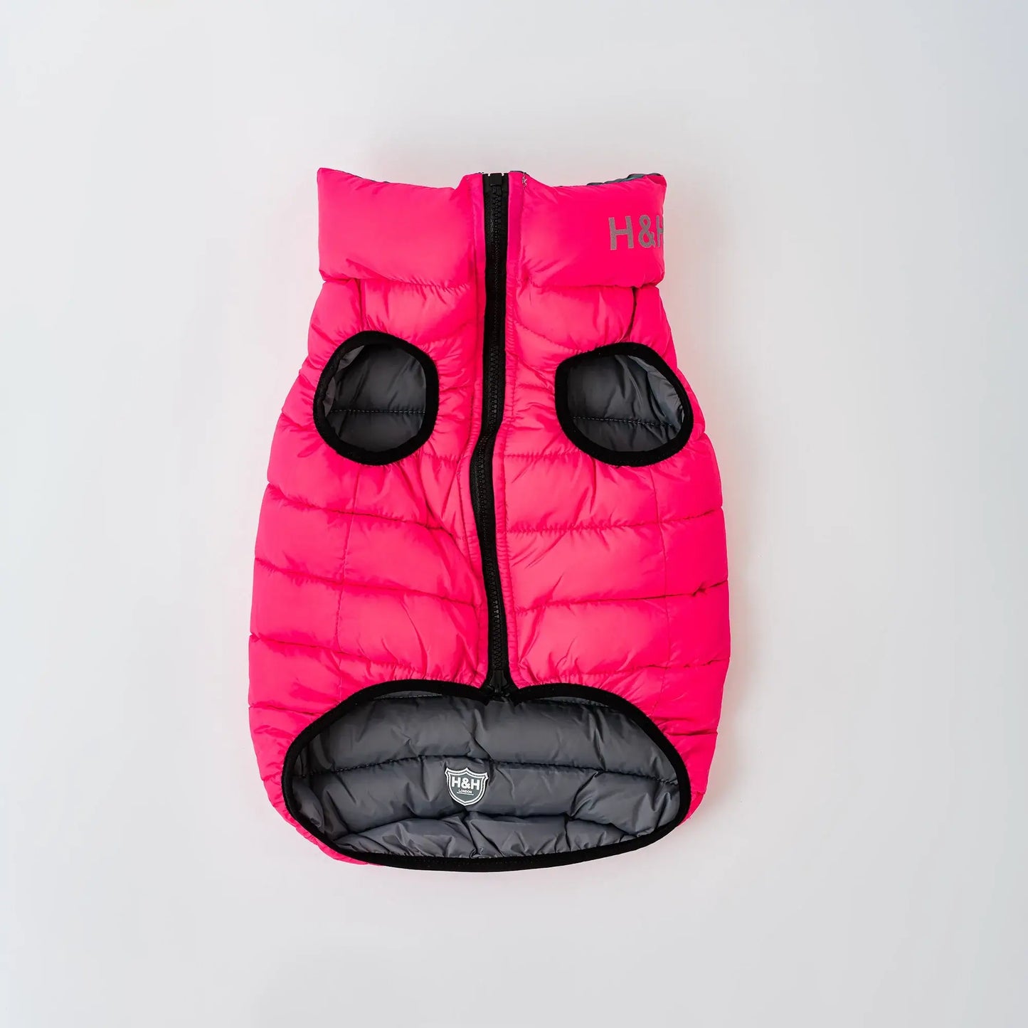 Hugo & Hudson Pink & Blue Puffer Jacket M47