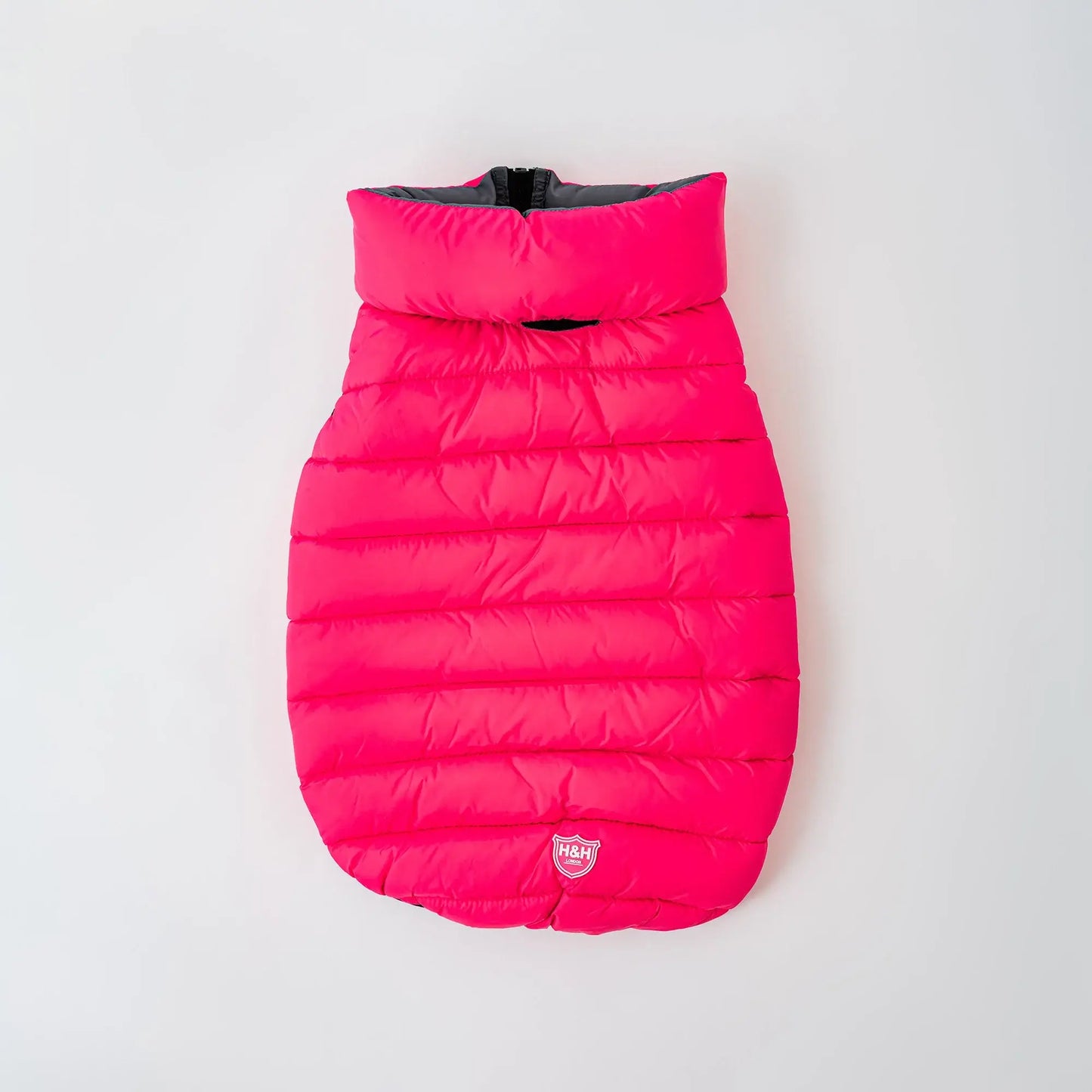 Hugo & Hudson Pink & Blue Puffer Jacket M47