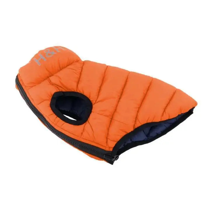 Hugo & Hudson Orange / Blue Puffer Jacket M45