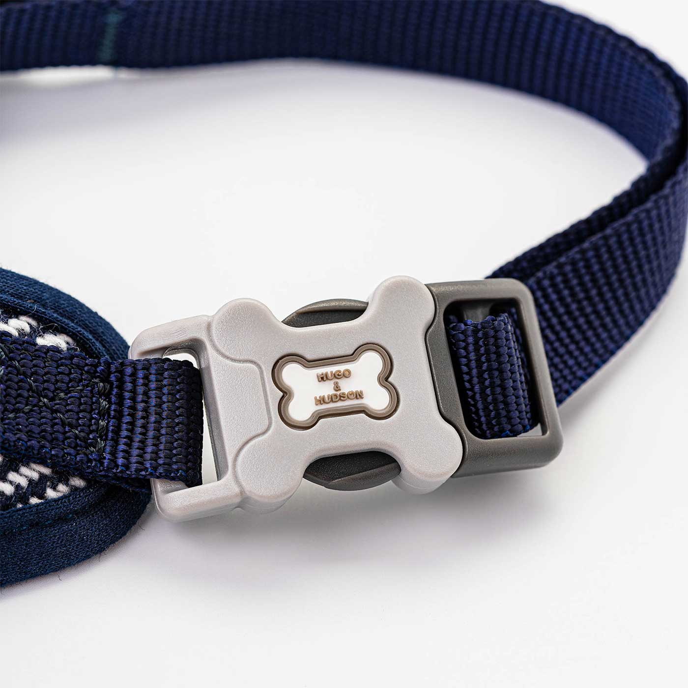 Hugo & Hudson Small Navy Herringbone Harness