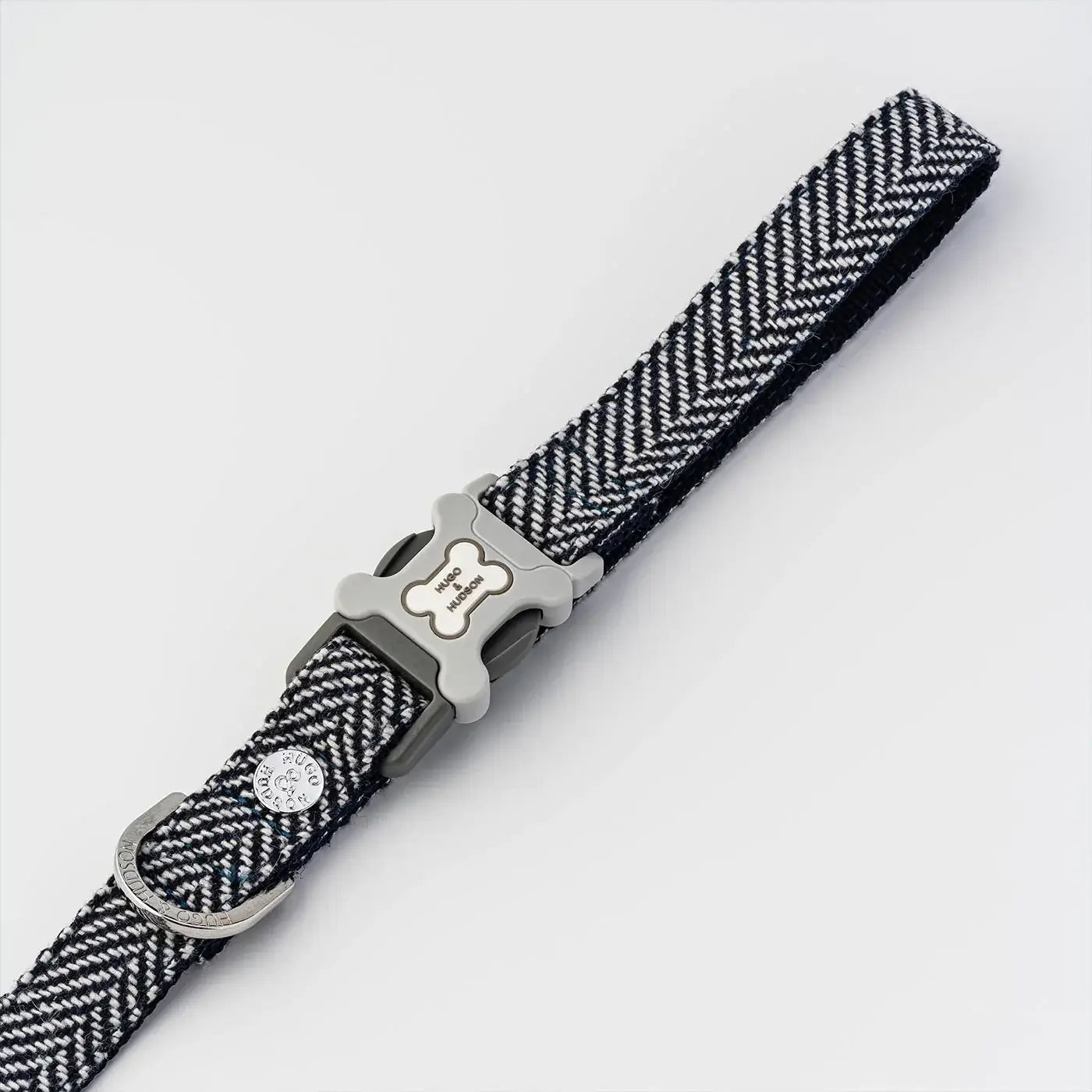 Hugo & Hudson Extra Small/Small Navy Herringbone Lead