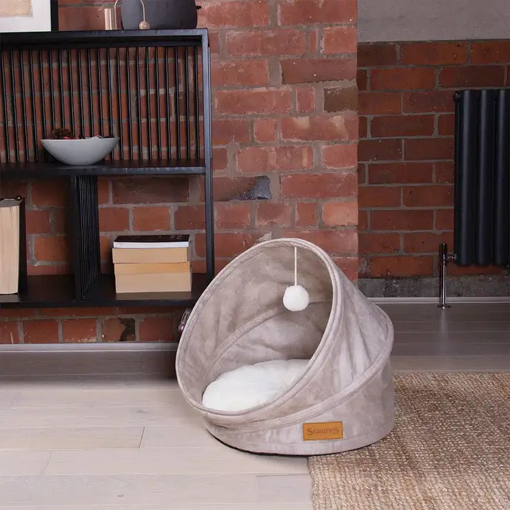 Scruffs Kensington Cat Bed (S) Cream