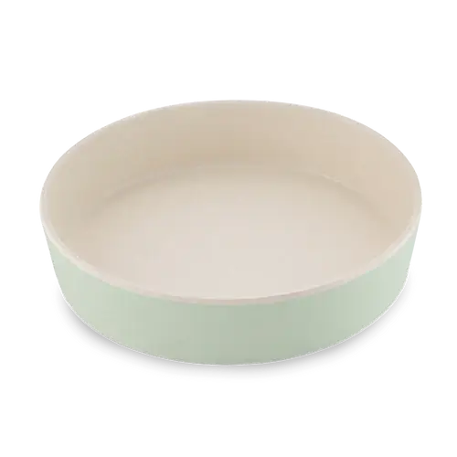 Beco Printed Bamboo Cat Bowl - Fresh Mint