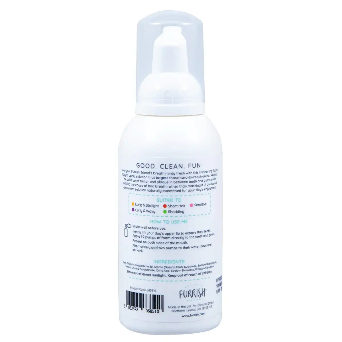 Furrish Minty Fresh Foam 150ml