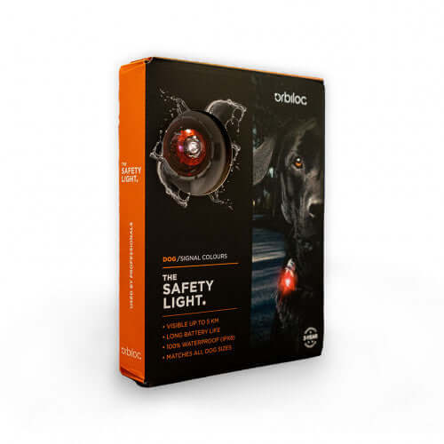 Orbiloc Dog Dual Safety Light Red