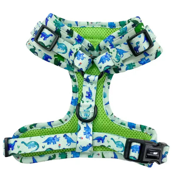 Pawsome Paws Boutique Dinky Dino Adjustable Harness (M)