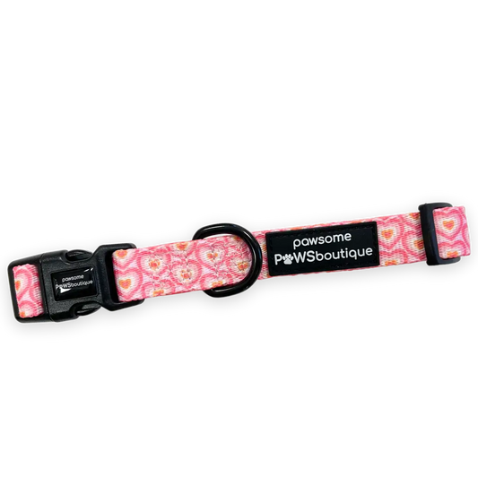 Pawsome Paws Boutique Hearts Collar (S)