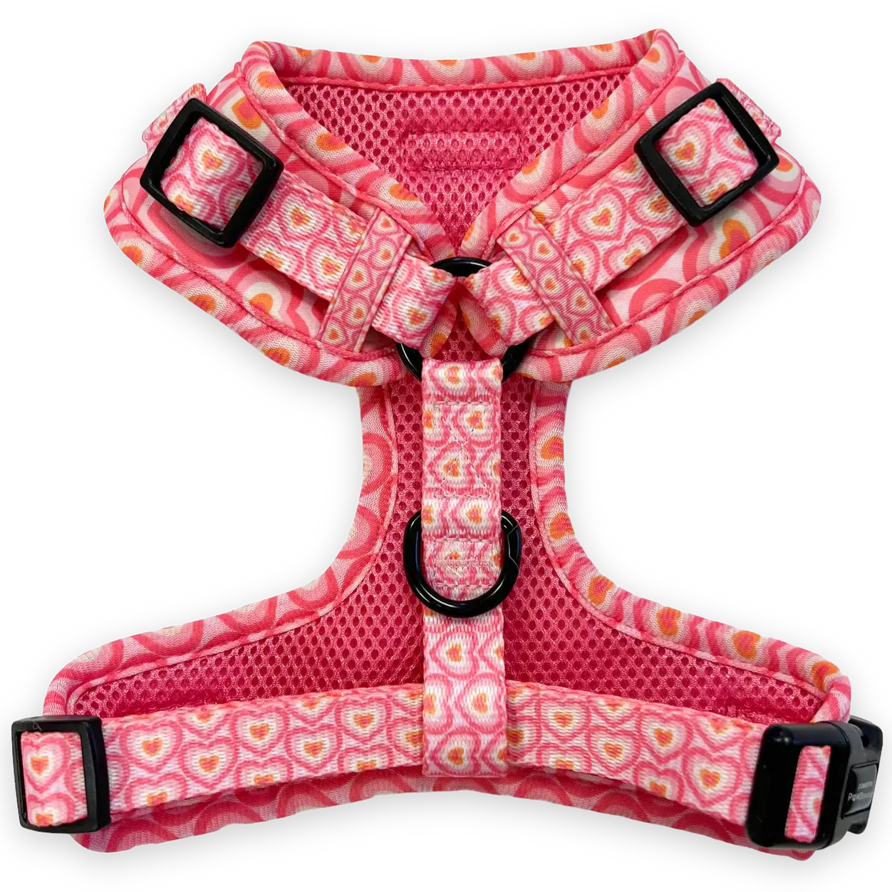 Pawsome Paws Boutique Hearts Adjustable Harness (M)