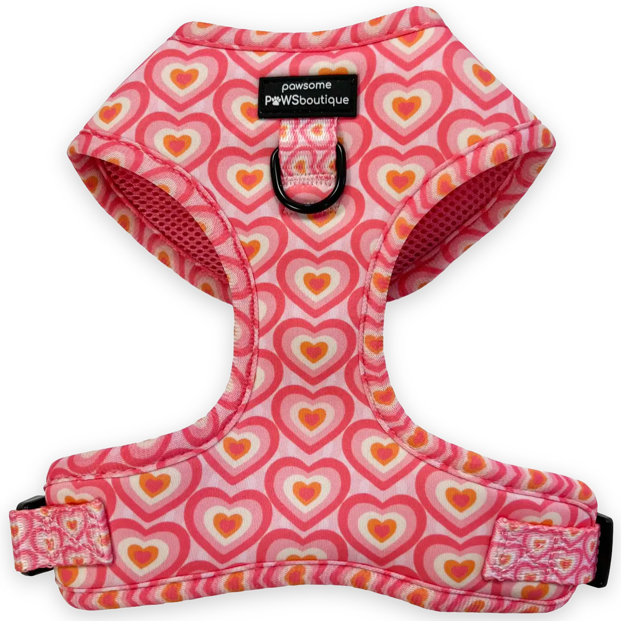 Pawsome Paws Boutique Hearts Adjustable Harness (M)