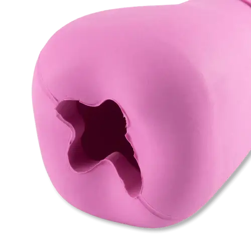 Beco Natural Rubber Bone - Pink (Small)