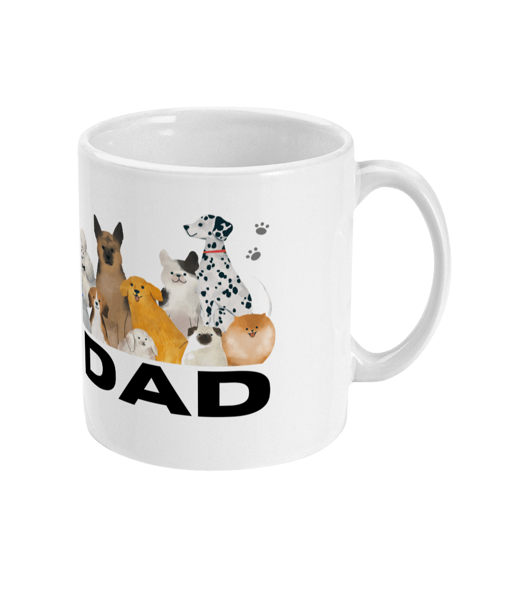11oz Mug Fur Dad- Black text