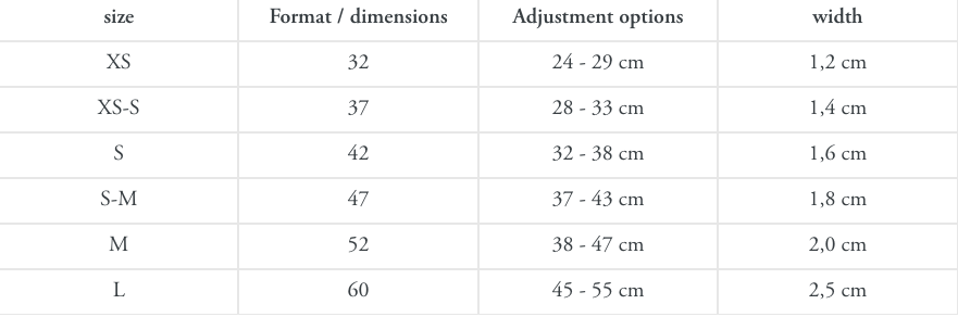 Collar Aalborg 47/S-M Cowleather black