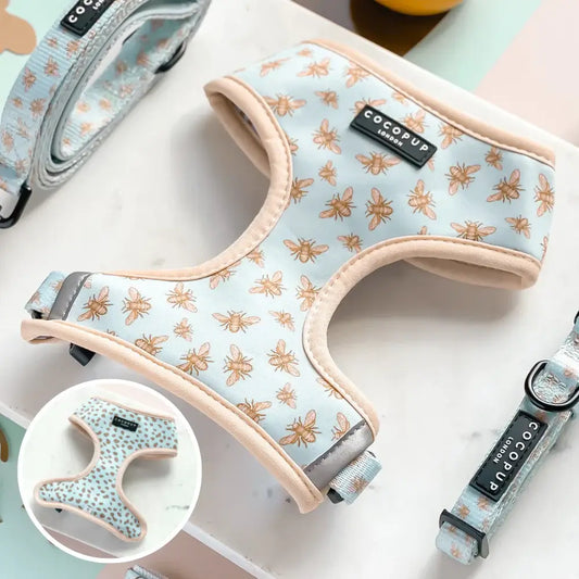 Cocopup London Bee Kind Reversible Harness (S)