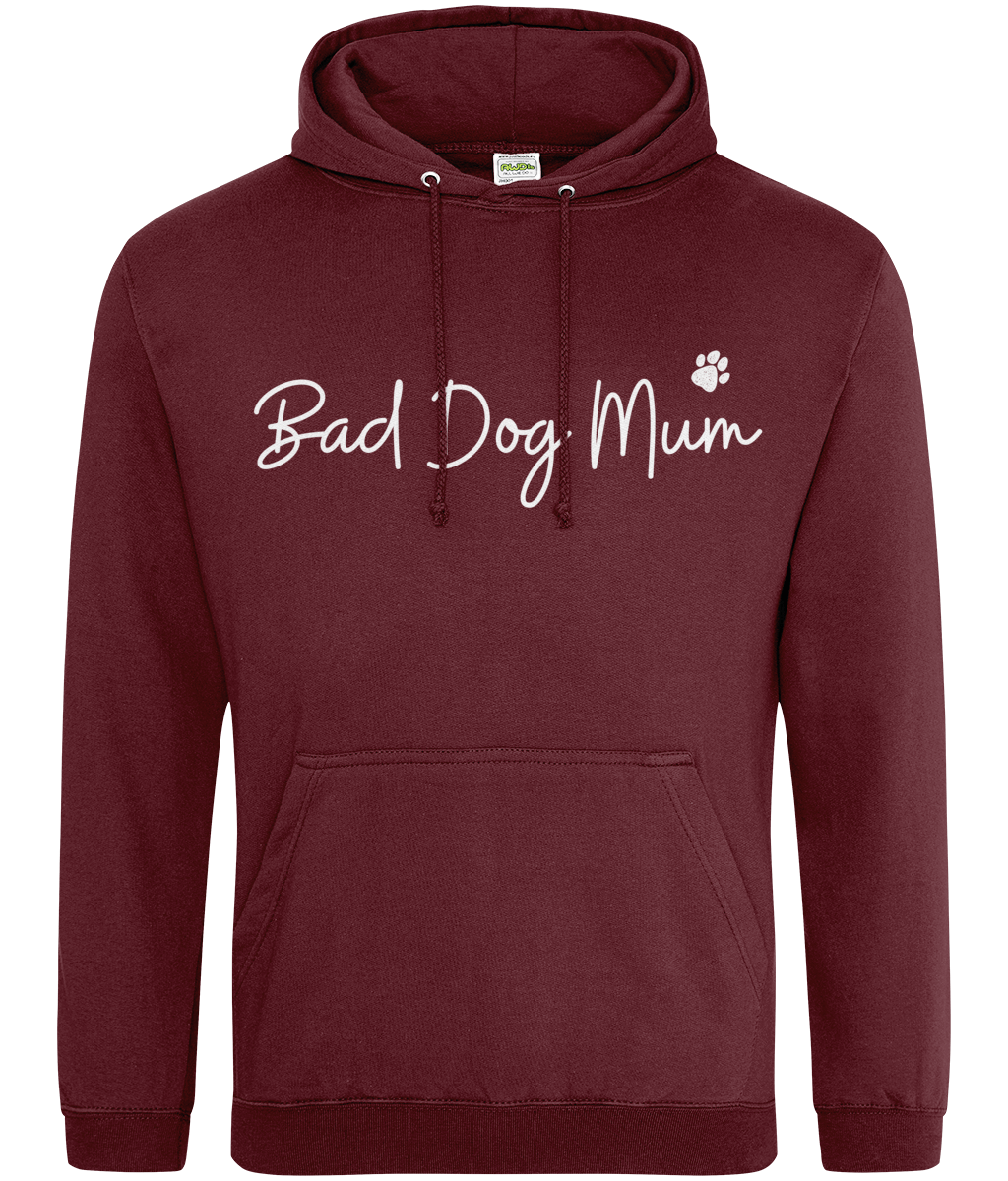 Bad Dog Mum- White Text