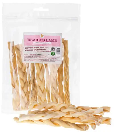 JR Pet Braided Lamb 100g