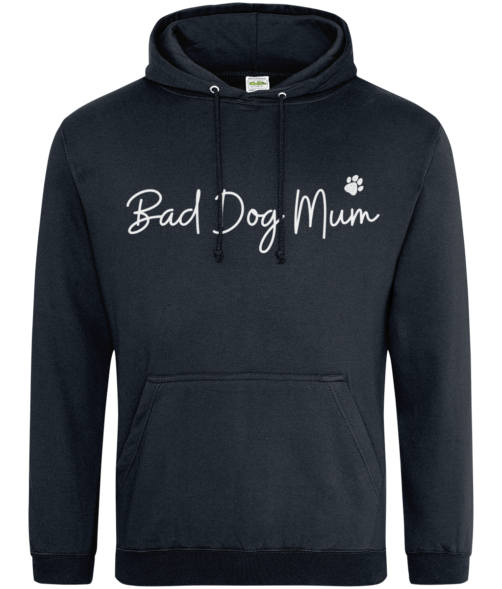 Bad Dog Mum- White Text