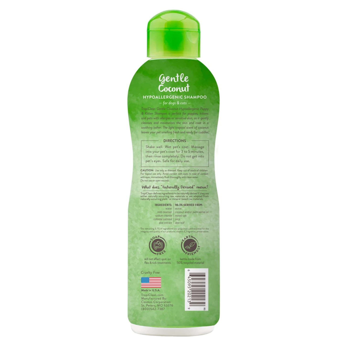 TropiClean Gentle Coconut Shampoo 355ml