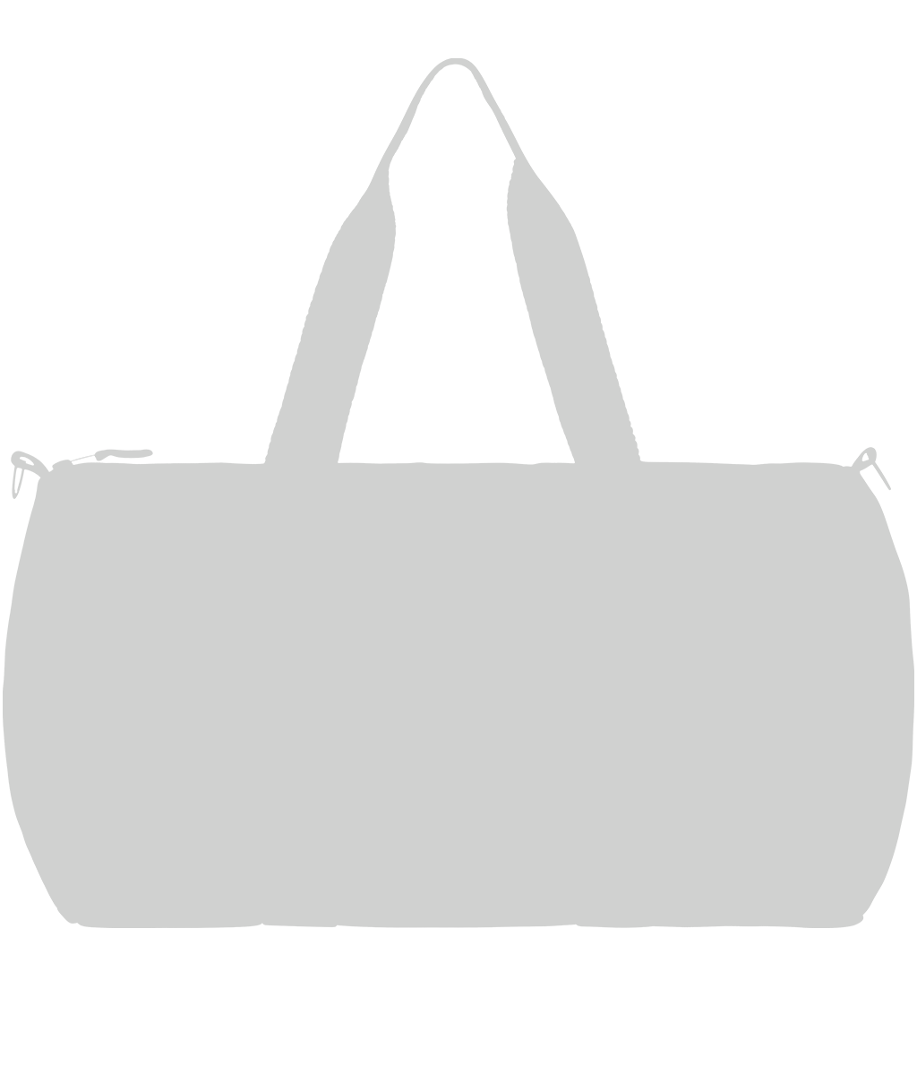 Duffle Bag | Embroidered FUR DAD NEON GREEN TEXT