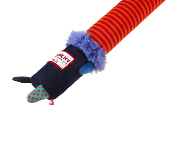 GiGwi Crunchy Neck 'Plush Friendz' Dog-S with bone & squeaker
