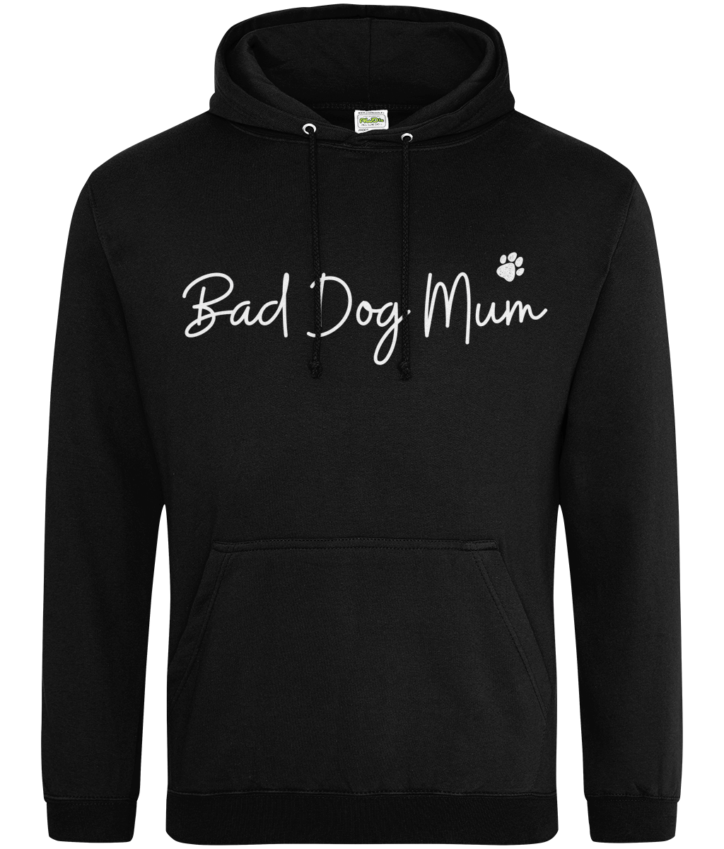 Bad Dog Mum- White Text