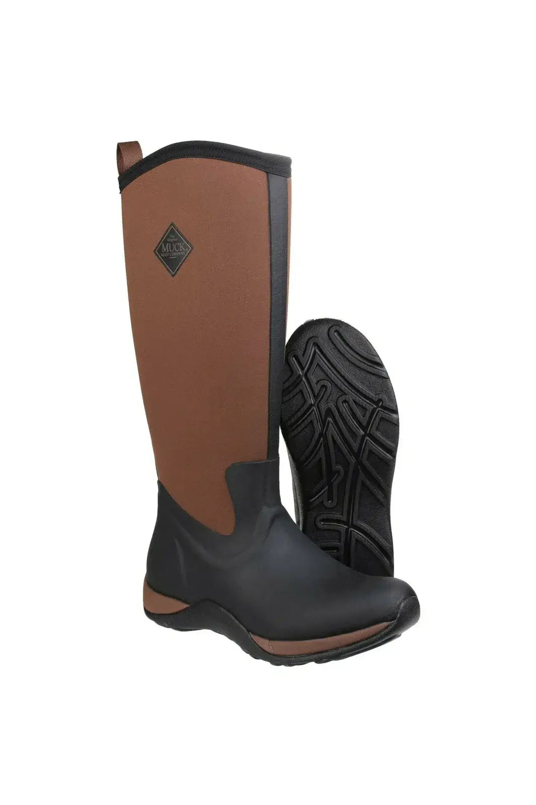 Muck Boot ARCTIC ADVENTURE Black/Tan UK 5