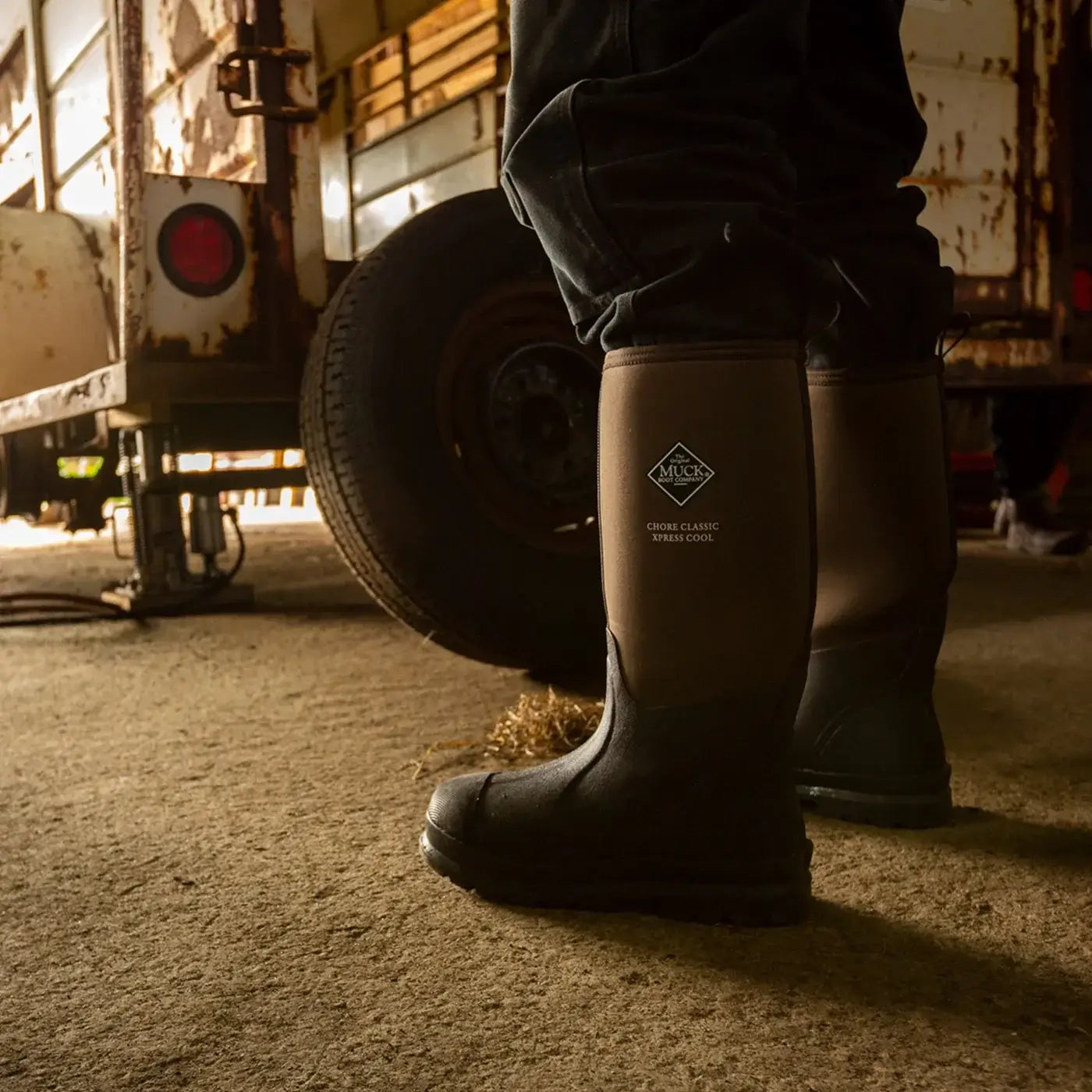 Muck Boots Chore Hi Express Cool Bark 10