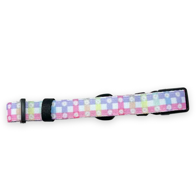 Pawsome Paws Boutique Pastel Plaid Collar (M)