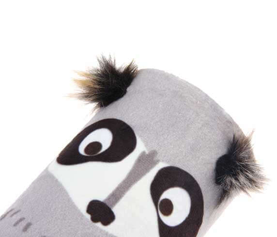 GiGwi Cat Melody Chaser Raccoon Tube with Sound Chip