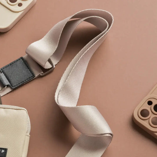 Cocopup London Bag Strap Plain Nude