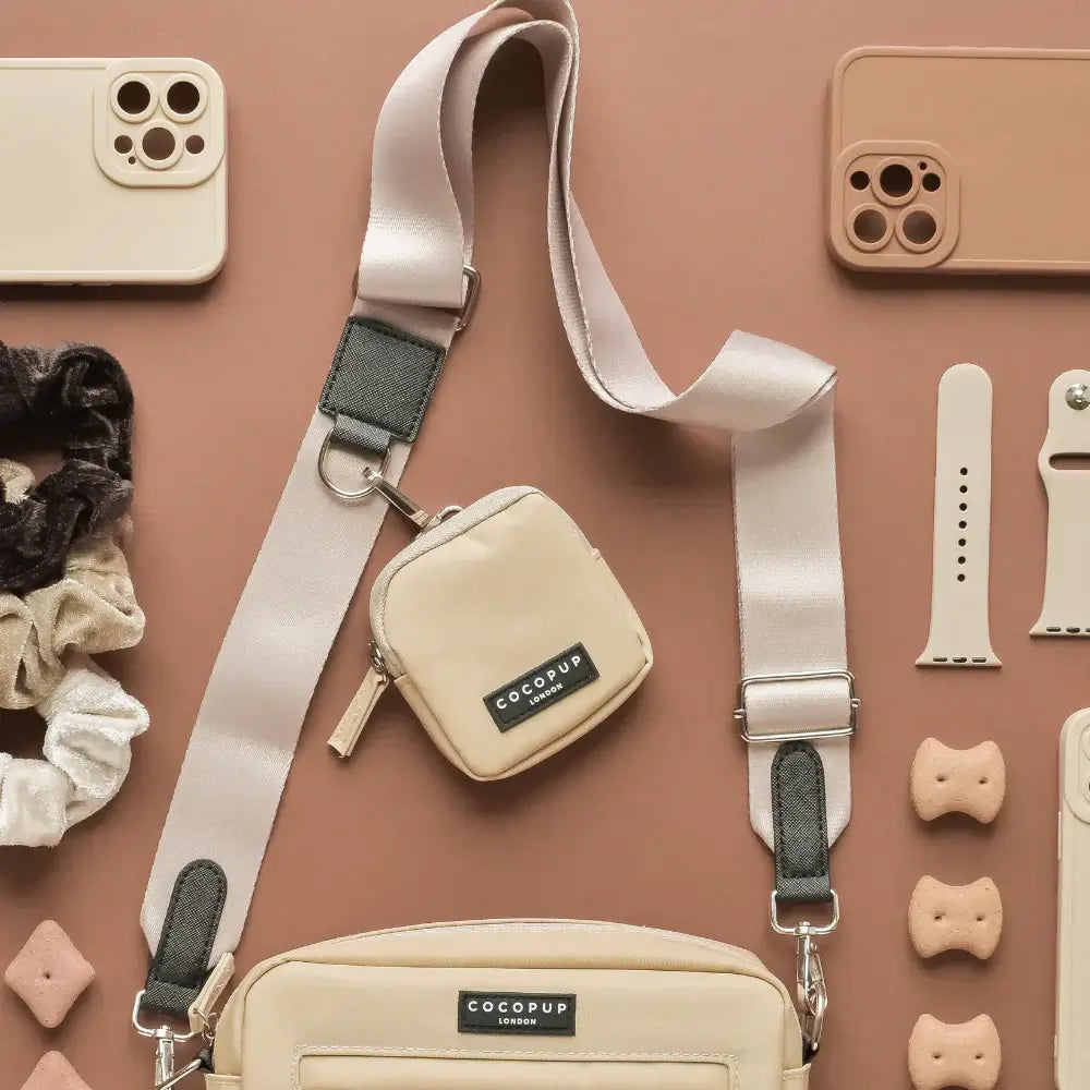Cocopup London Bag Strap Plain Nude