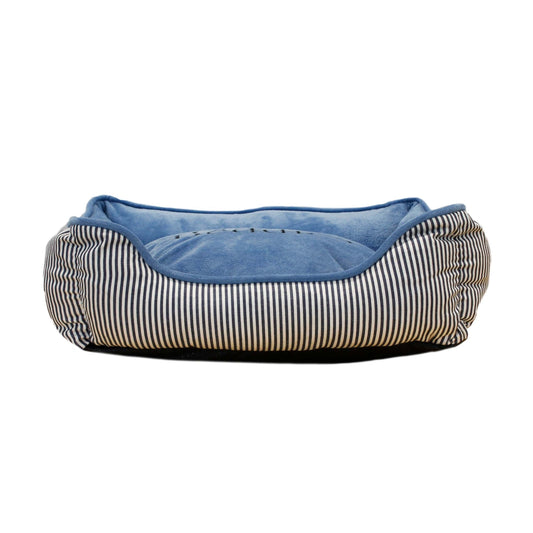 Beddies Ollie Lounger (S) Navy Pinstripe