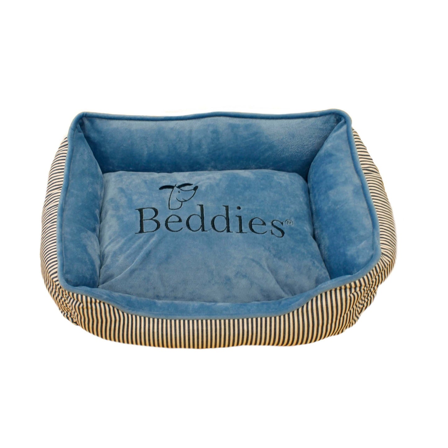 Beddies Ollie Lounger (S) Navy Pinstripe