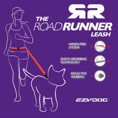 EZYDOG ROAD RUNNER WITH ZERO SHOCK - RED