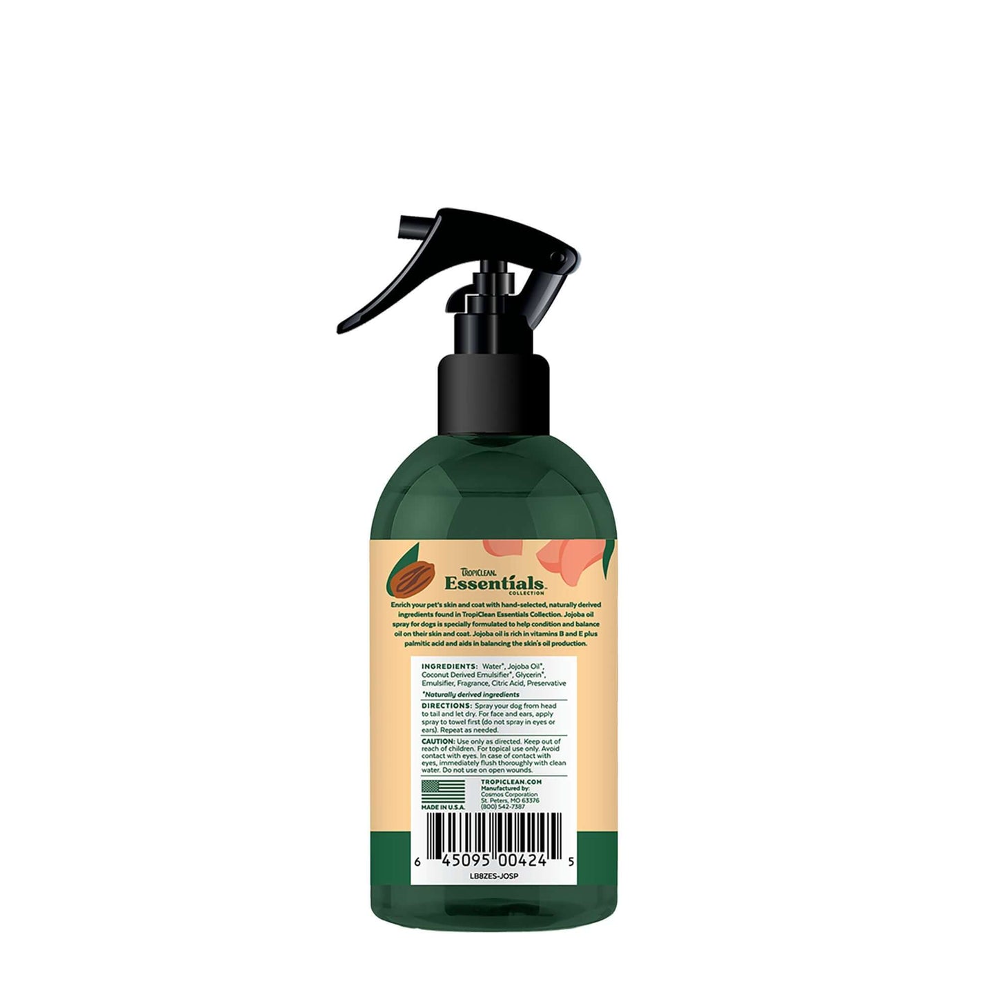 TropiClean Essentials Jojoba Oil Refreshing Spray
