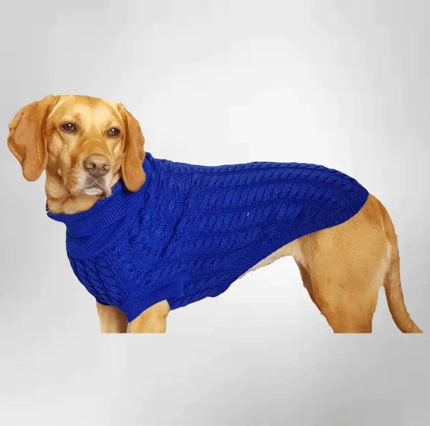 The Rascal Blue Cableknit Jumper MD1 42cm