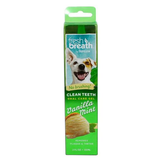 TropiClean Clean Teeth Oral Care Gel Vanilla Mint 59ml