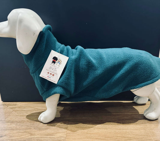 Hugo & Ted Standard Dog Fleece Petrol (M)