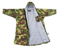 Dryrobe  Advance Long Sleeve Camouflage Green Grey Small