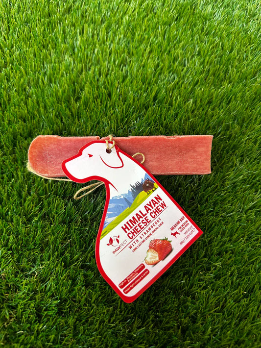 Pawfect Paws Strawberry Yak Chew Medium