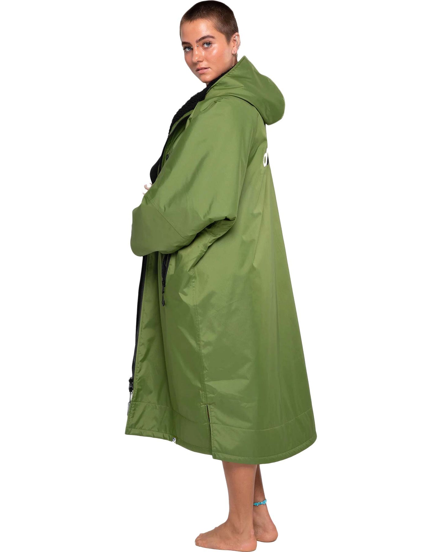 Dryrobe Advance Long Sleeve Green Black Small