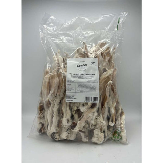 Doodles deli Bulk Pack Rabbit Ears with Fur 1kg