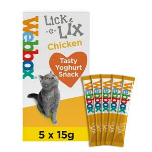 Webbox Cats Delight Lick E Lix Chicken 5 Pk