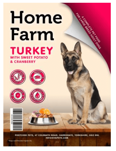 Home Farm Turkey Working Dog 15KG