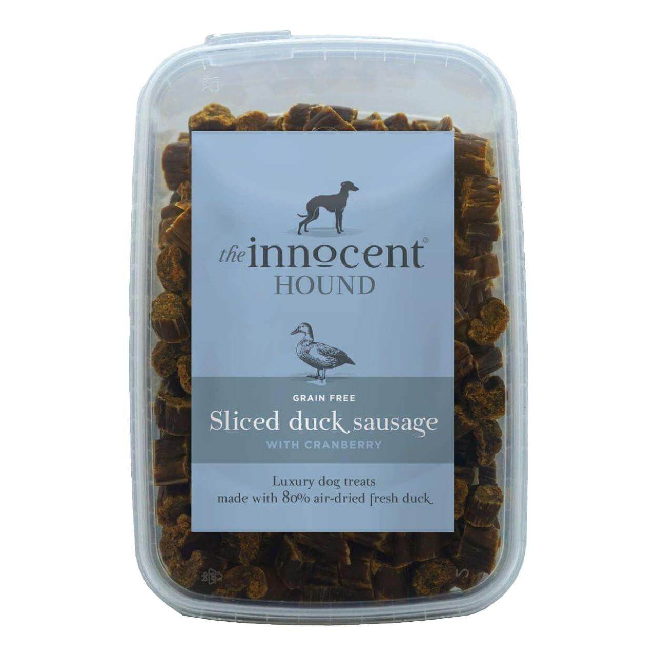 The Innocent Hound Sliced Duck Sausage 600g