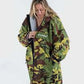 Dryrobe  Advance Long Sleeve Camouflage Green Grey Small