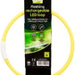 Animal Instincts Flashing Safety Rechargeable LED Loop Large Yellow 65cm